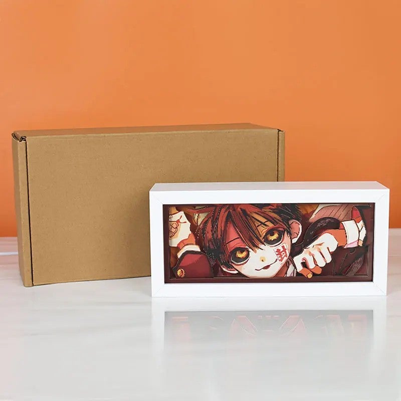 Bluejw Remote Control 3D Anime Night Light, LED Table Lamp Light Box - Home Decor Christmas Gifts - Image 3